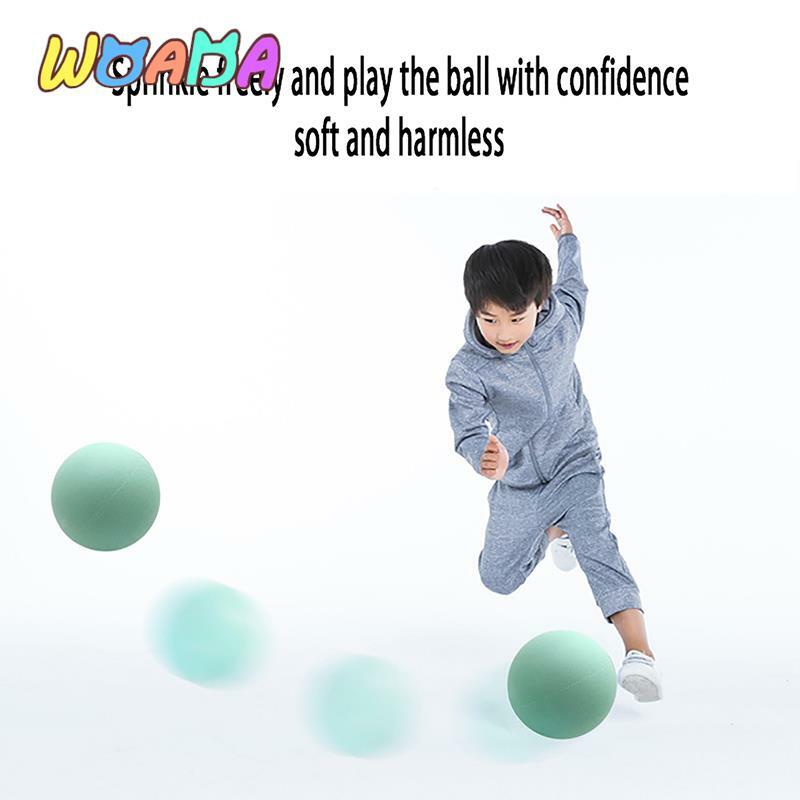 Balle élastique souple en éponge solide, petite taille, réduction du bruit muet, jeux de développement, jouet d'extérieur pour bébé, sports d'intérieur, 15cm