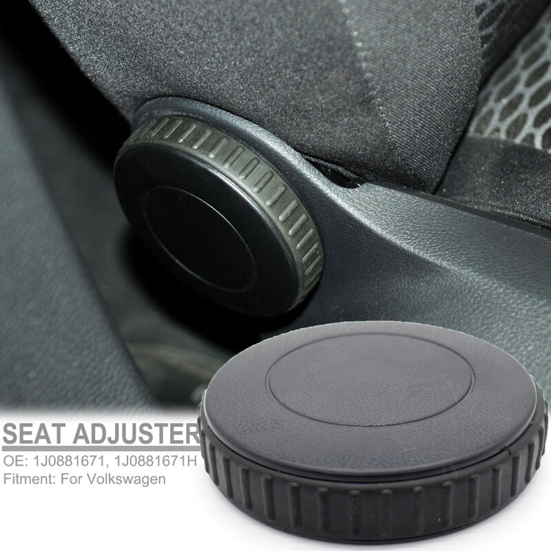 Perilla de reclinación del asiento delantero, accesorio de color negro para VW Beetle Bora Caddy EOS Golf Jetta Passat Polo Touran, 1J0881671