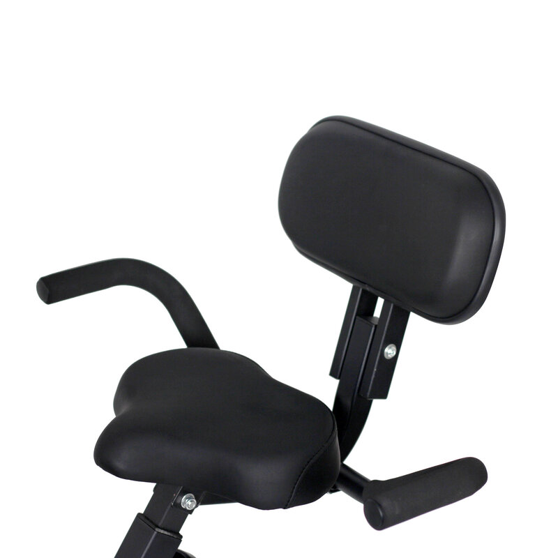 Bicicleta ergométrica dobrável com encosto, Indoor Fitness Equipment, sistema magnético, ciclismo esportivo