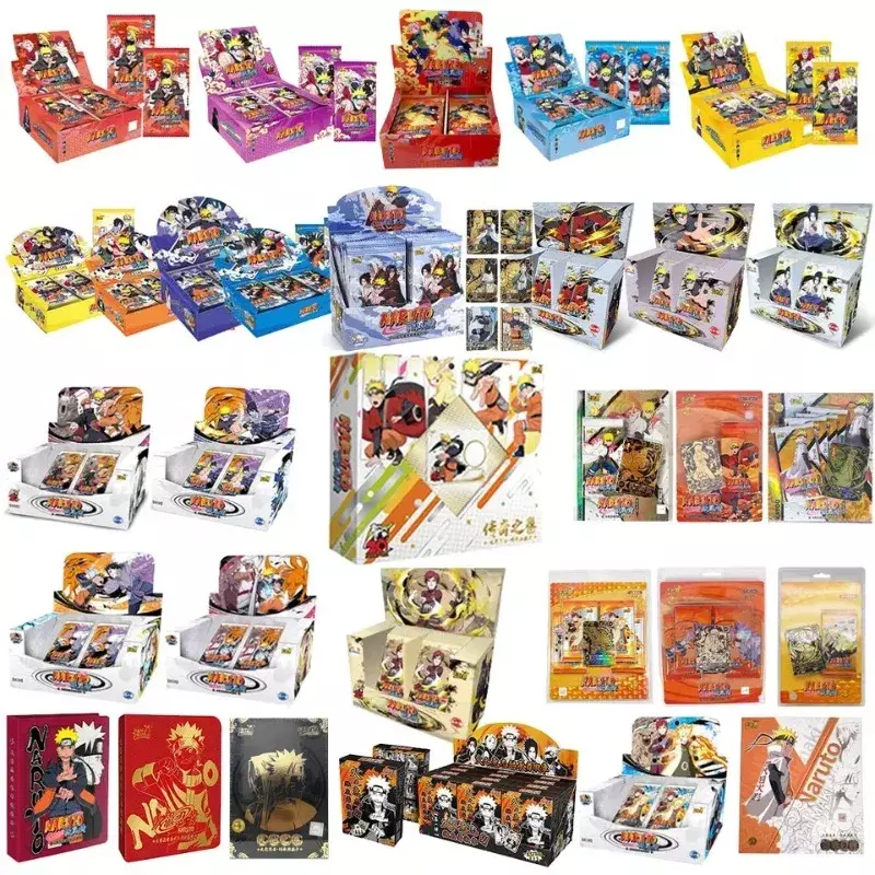 KAYOU-cartas de colección de Naruto Ninja ear, cartas de colección completas, cartas de capítulo de lucha, juguetes para niños, regalo de juego