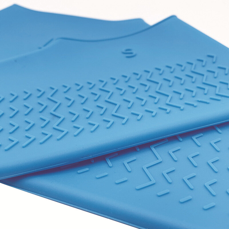Funda de silicona impermeable para zapatos Unisex, cubierta gruesa y reutilizable para la lluvia, a prueba de arena, antideslizante