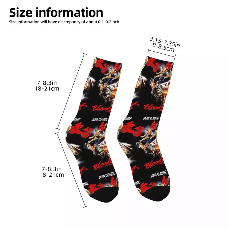 Bloodsport - Jean Claude Van Damme Frank Dux Socks Harajuku Soft Stockings All Season Long Socks Accessories for Unisex Gifts