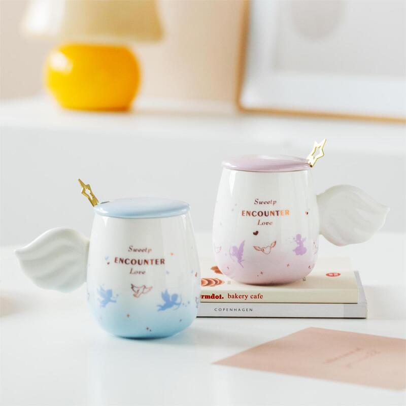 Lovers ceramica tazza da caffè latte delicato tazza autunnale e invernale tazza in ceramica coppia tazza regalo succo bicchieri freddi