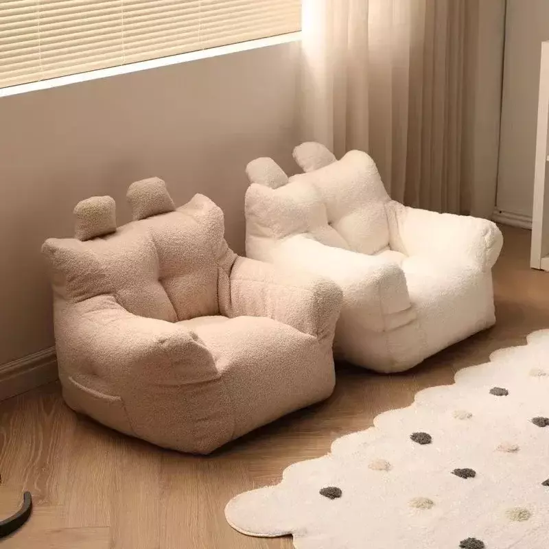 Детский диван детский диван для чтения ленивый диван из хлопка и льна из овечьей шерсти милый маленький диван стул Съемный и моющийся