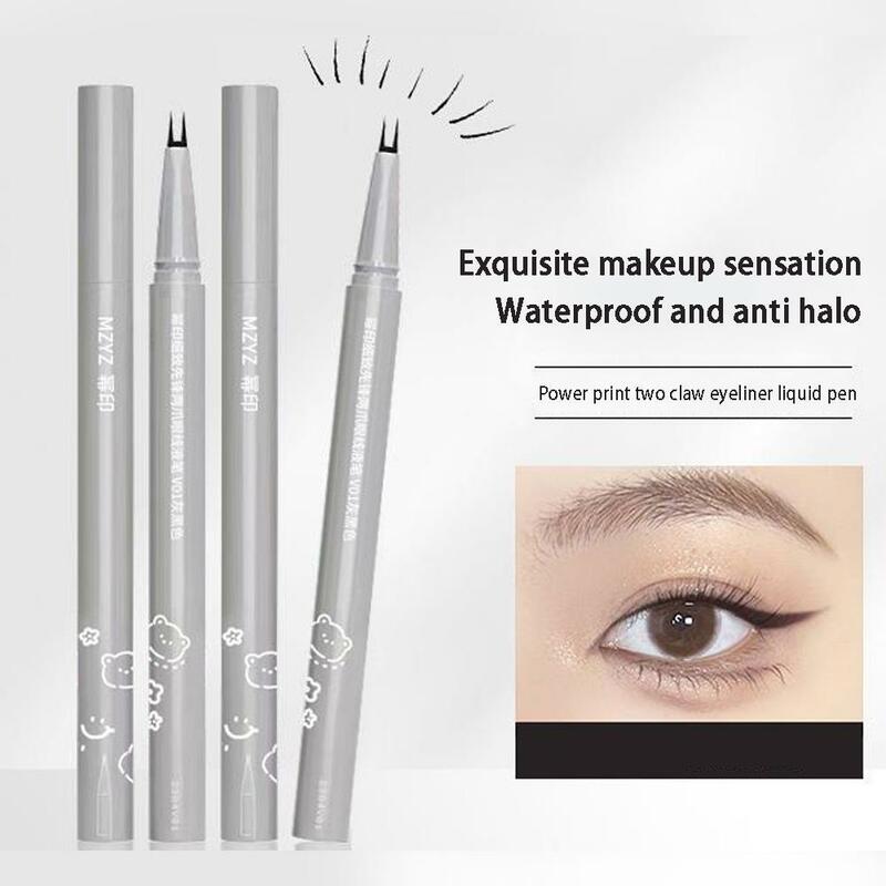 Double Tip Lower Eyeliner Lápis Waterproof Liquid Eyeliner Maquiagem Para As Mulheres Secagem Rápida Longa Duração Liso Eye Liner