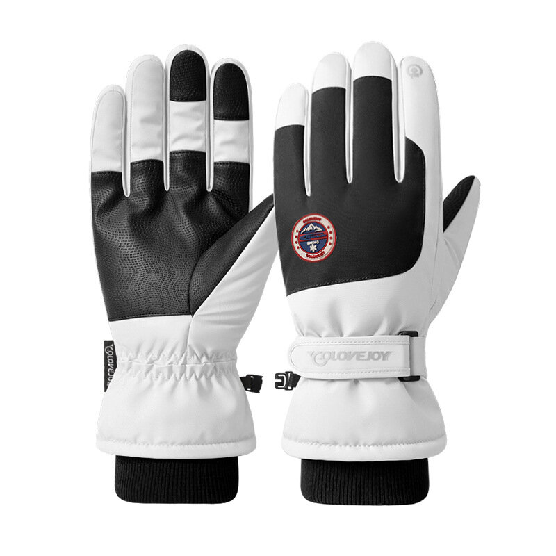 Outdoor Winter Ski Gloves Men Women Cycling Gloves Antiskid Waterproof Windproof Warm Touch Screen Skiing Gloves