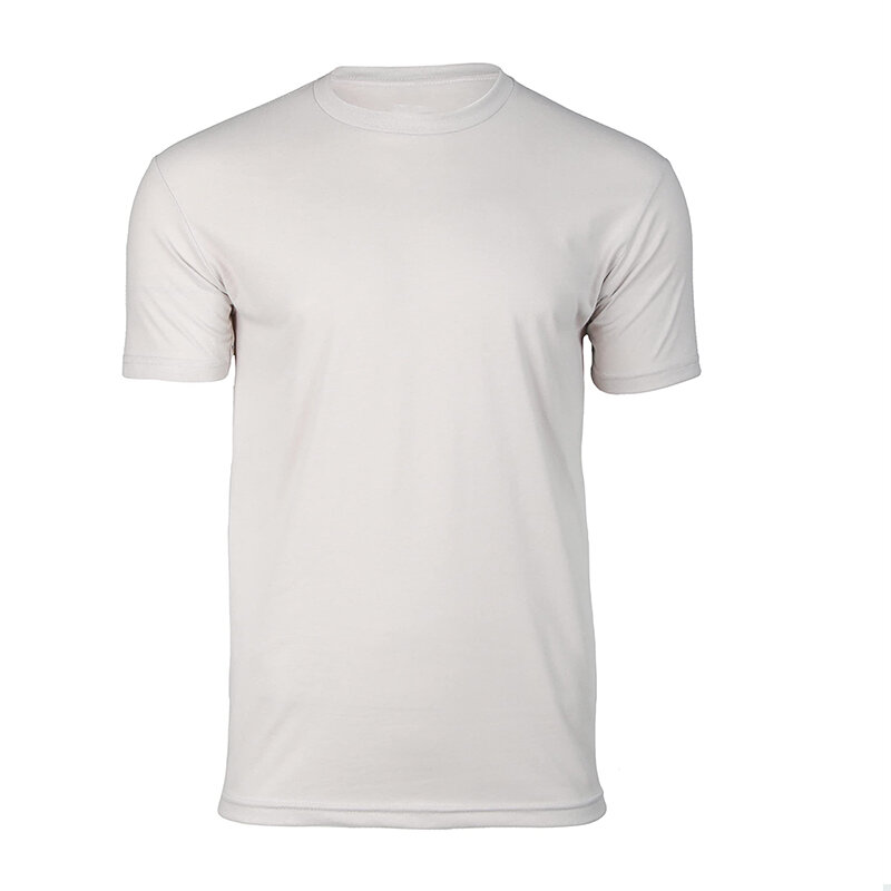 2024 prawdziwe klasyczne koszulki | Dopasowana dzianina męska Premium | Okrągły dekolt lato nowy jednolity kolor t-shirt