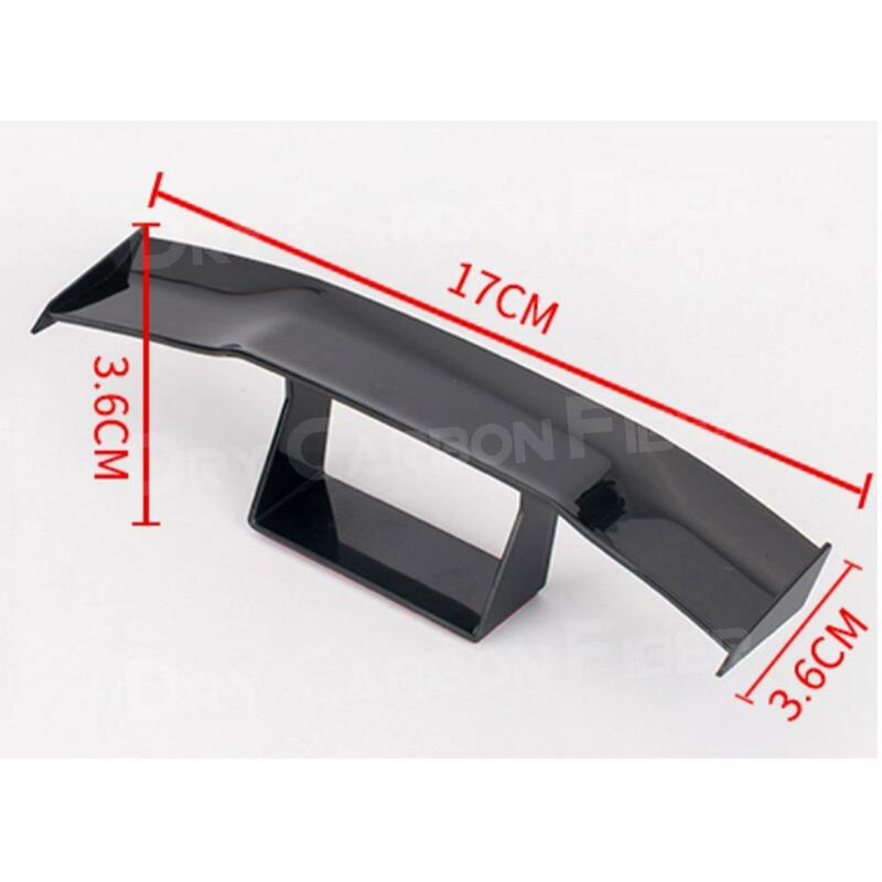 GT Style Car Gloss Winglet Mini Rear Spoiler Mini Wing  for Toy Cars for All Car Decoration Auto Accessories for Mini Racing Car