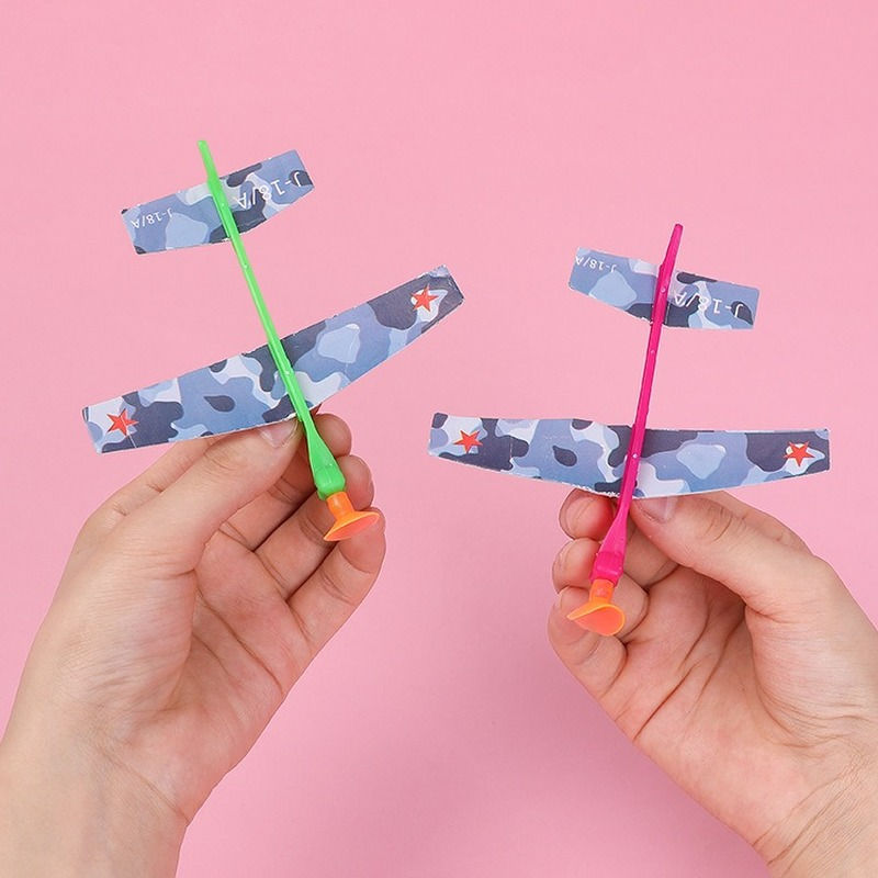 15 pz tiro a mano aliante volanti aerei assemblaggio giocattoli per bambini bomboniere Baby Shower battesimo regalo souvenir Pinata Fillers