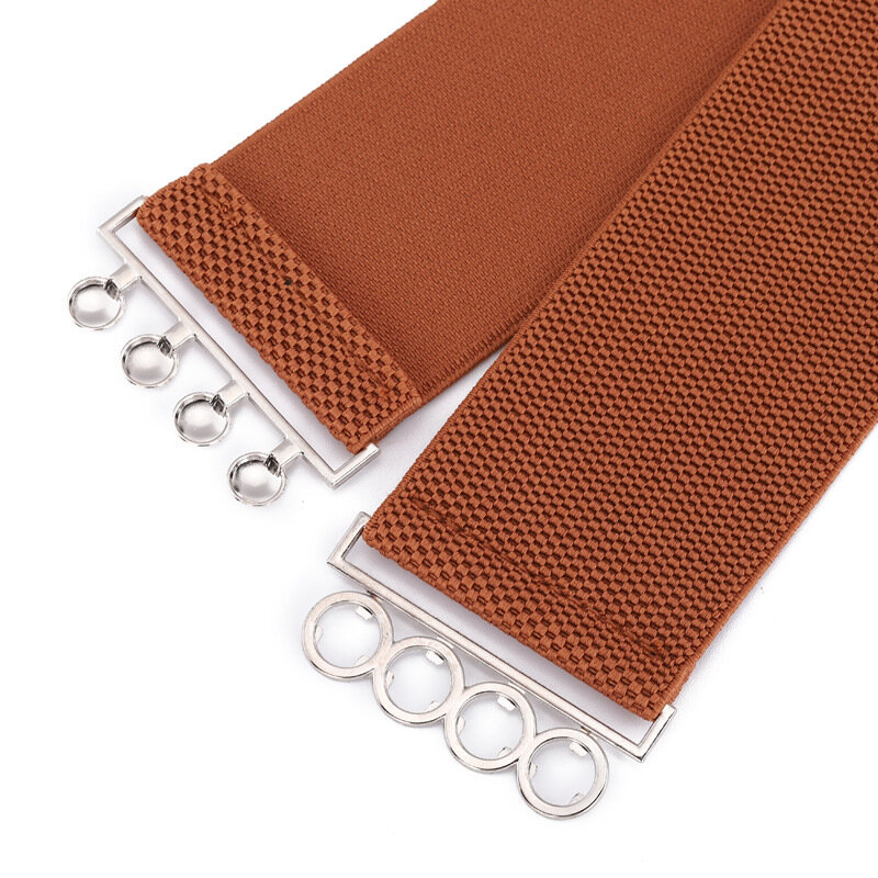 Cintura elástica elástica elástica elástica para mulheres, cinto de borracha feminino, cinto decorativo, casual, novo