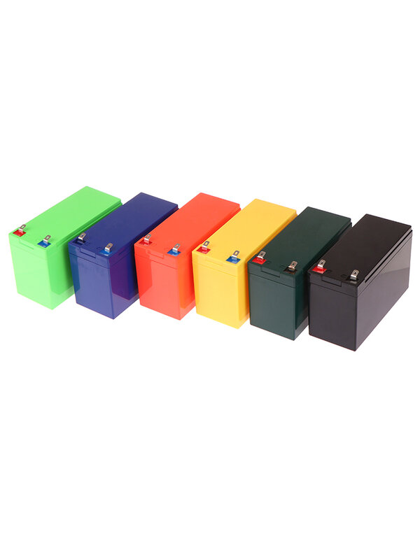 Caixa e suporte de bateria de lítio, bateria DIY, caixa de plástico especial, 18650 Powerwall, 12V, 7Ah