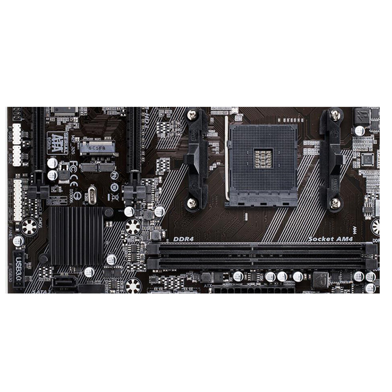 Soquete Desktop Mainboard para AMD B350, SATA III, USB 3.0, GA-AB350M-HD3, AM4, DDR4, 64GB