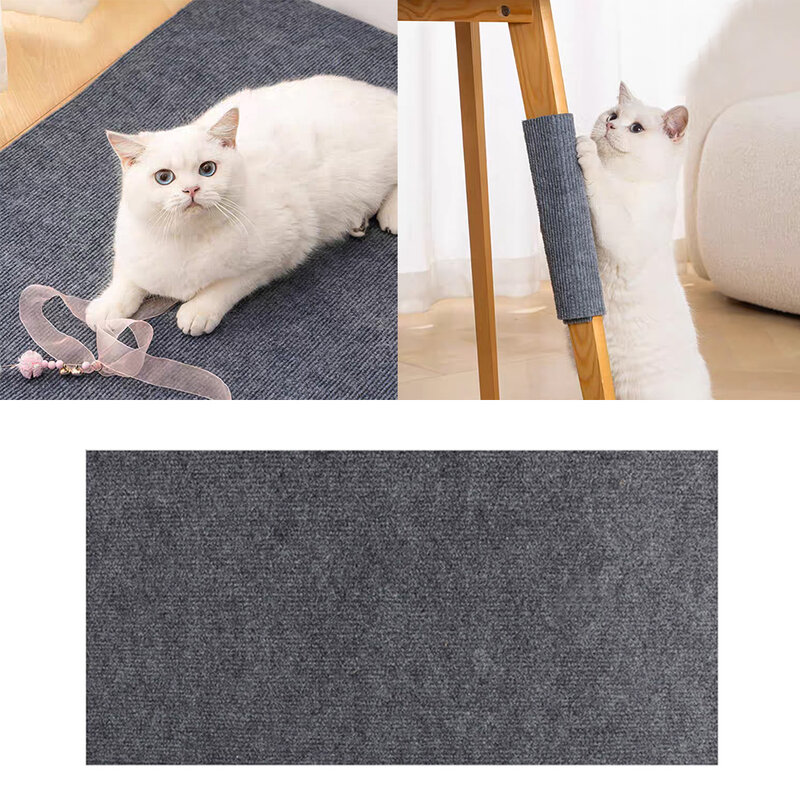 Dimmerabile Anti Cat Scratch Sofa Cat Crawling Mat Grinding Climbing Frame protezione del divano tappeto autoadesivo gatti Scratch Board