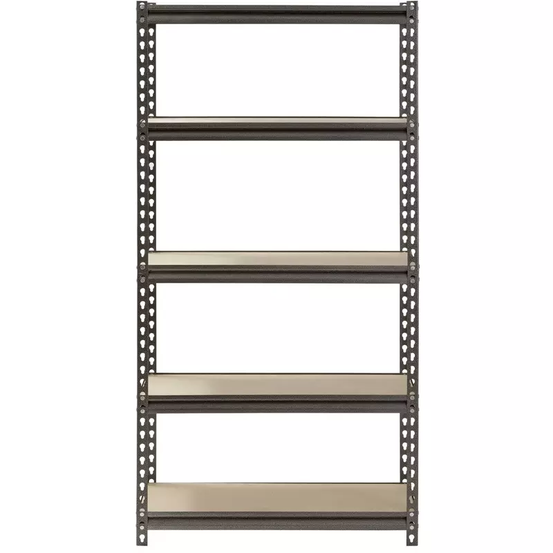 Muscle Rack 30"W X 12"D X 60"H 5-Shelf Steel Freestanding Shelves, Silver  Garage Storage Organize Shelves | USA | NEW