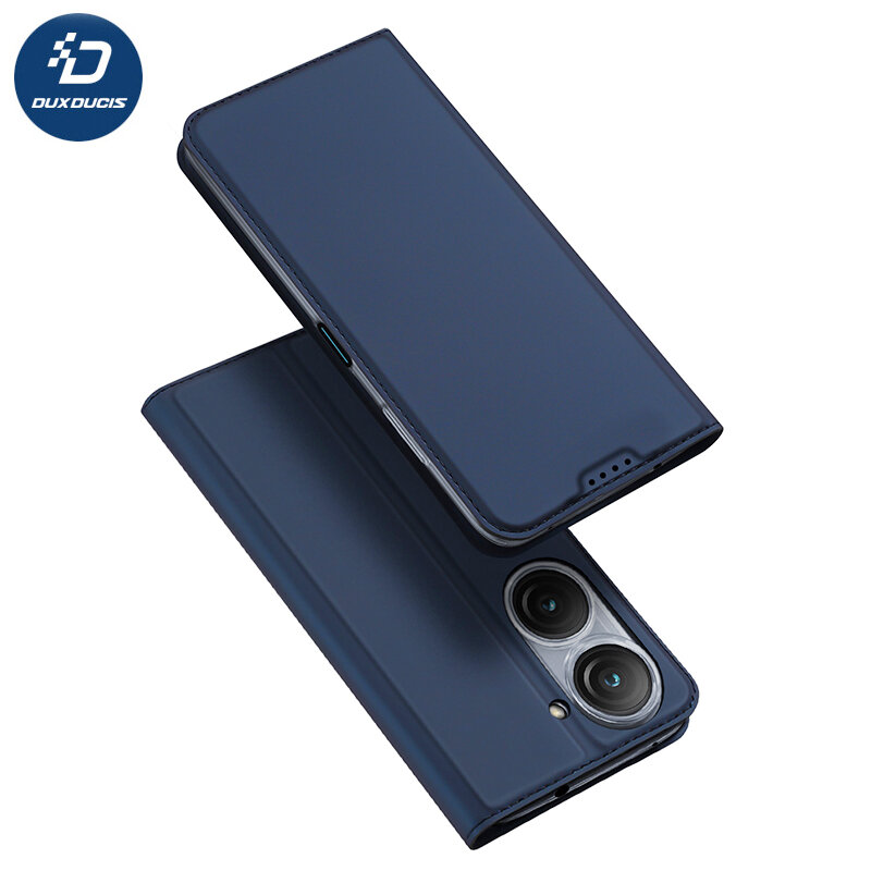 Dla ASUS Zenfone 9 Case magnetyczne klapki skórzane + TPU Book portfel stań pokrywy z gniazda kart dla Zenfone 9 чехол