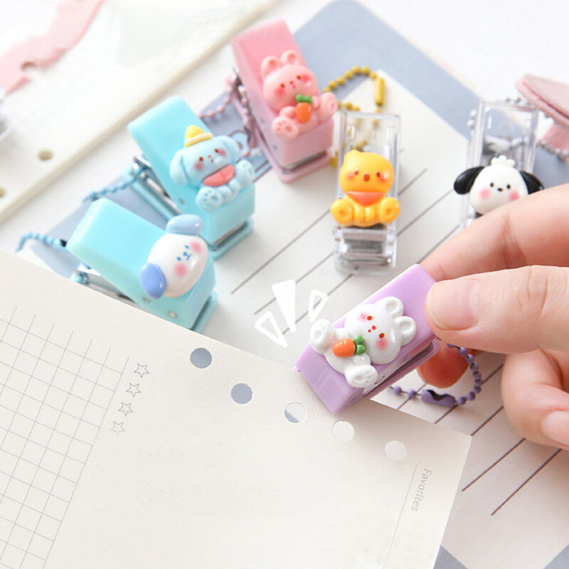 Creative 1 Hole Paper Punch Paper Cut Single Hole Punch Portable Mini Paper Puncher Office School Binding Supplies Stationery