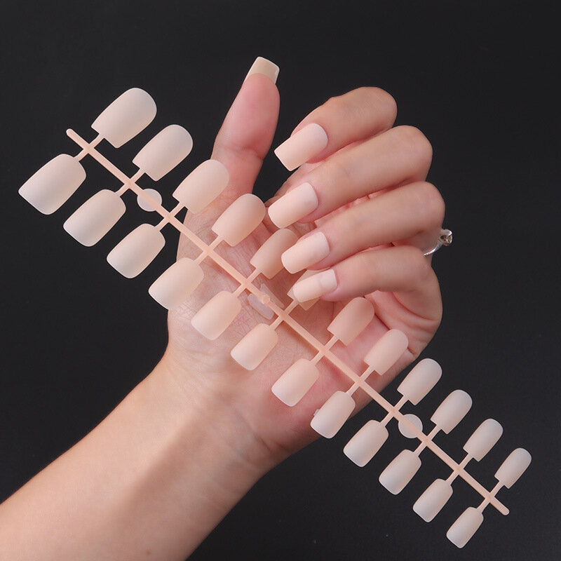 20Pcs Mix Colors Matte Super Long Coffin False Nails Ballet Tips For Manicure Decor Art Artificial Fingernail Press On Fake Nail