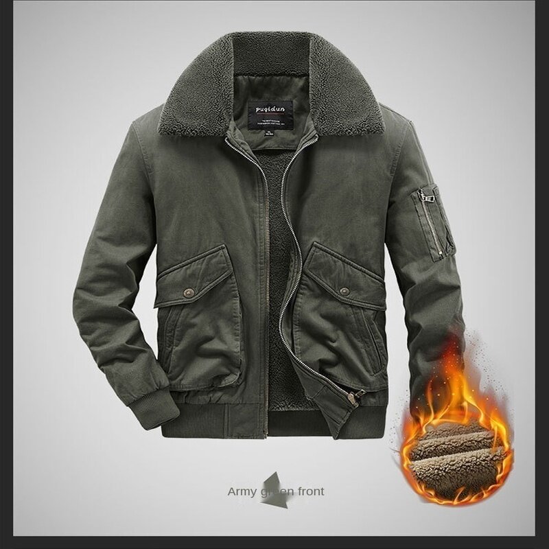 Casual Style Winter Military Jackets Windbreak Jacket Man Streetwear Men's Cold Jacket Vintage Top Bomber Sports