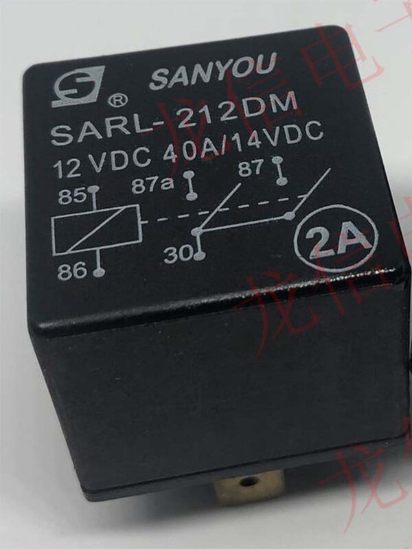 5 sztuk 12V przekaźnik SARL-212DM 12VDC 40A 5 pinów