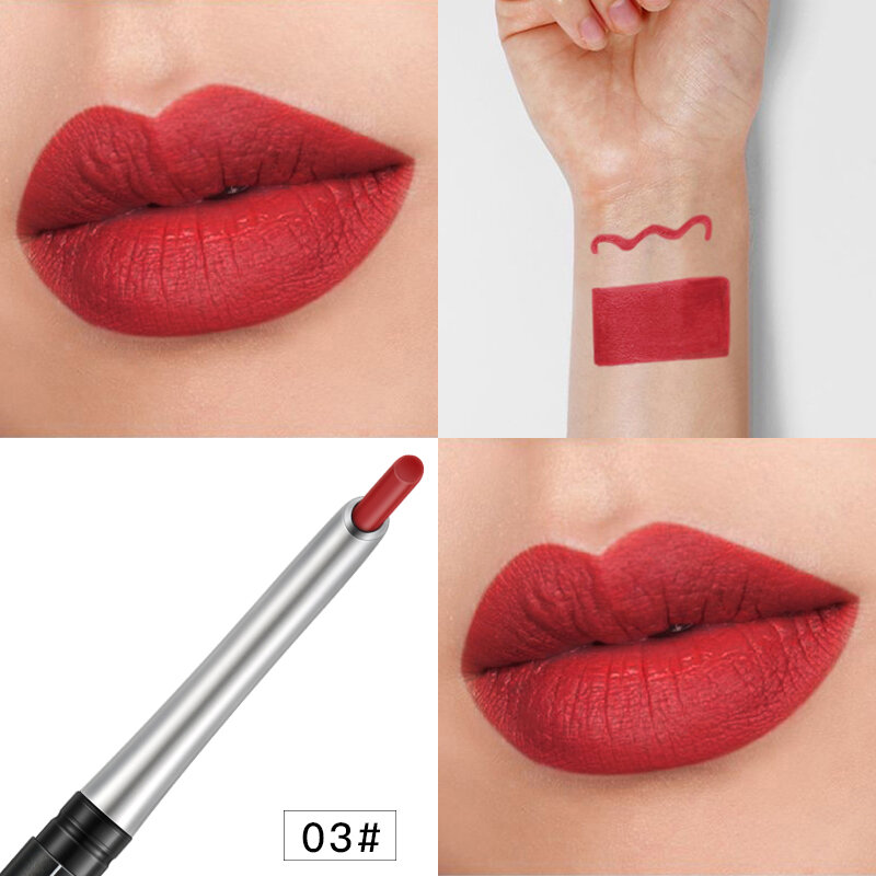 1/2PCS PudaierEasy Makeup Long Lasting Pigments Lips Liner Pen 17 colors Lipstick Waterproof New Lips Make Up Pencil TSLM2