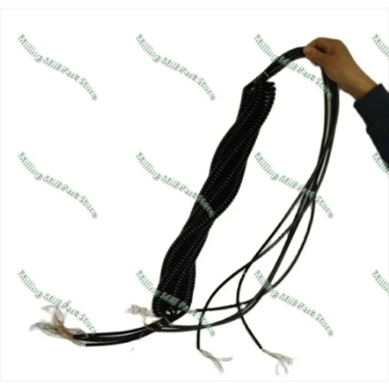 Wholesale 19 21  Cores Spring Spiral Cable Coiled Cable for CNC Handheld Encoder Manual Pulse Generator MPG
