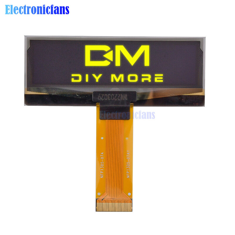 2,23 zoll 24Pin OLED Display Modul SSD1305 Stick 128*32 Auflösung Plug-in Typ LCD Bildschirm Spi-schnittstelle weiß Grün Gelb Blau