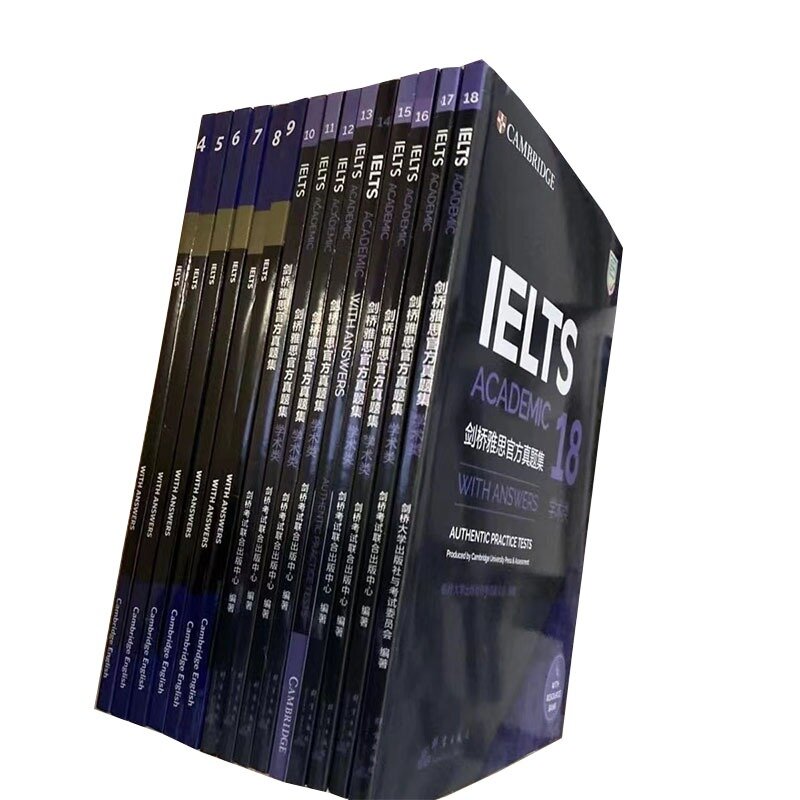 หนังสือ/ชุดแคมบริดจ์ภาษาอังกฤษ IELTS IELTS IELTS วิชาการ IELTS Zhenti 5-11/12-18การฟังการเขียนหนังสือศึกษา7เล่ม