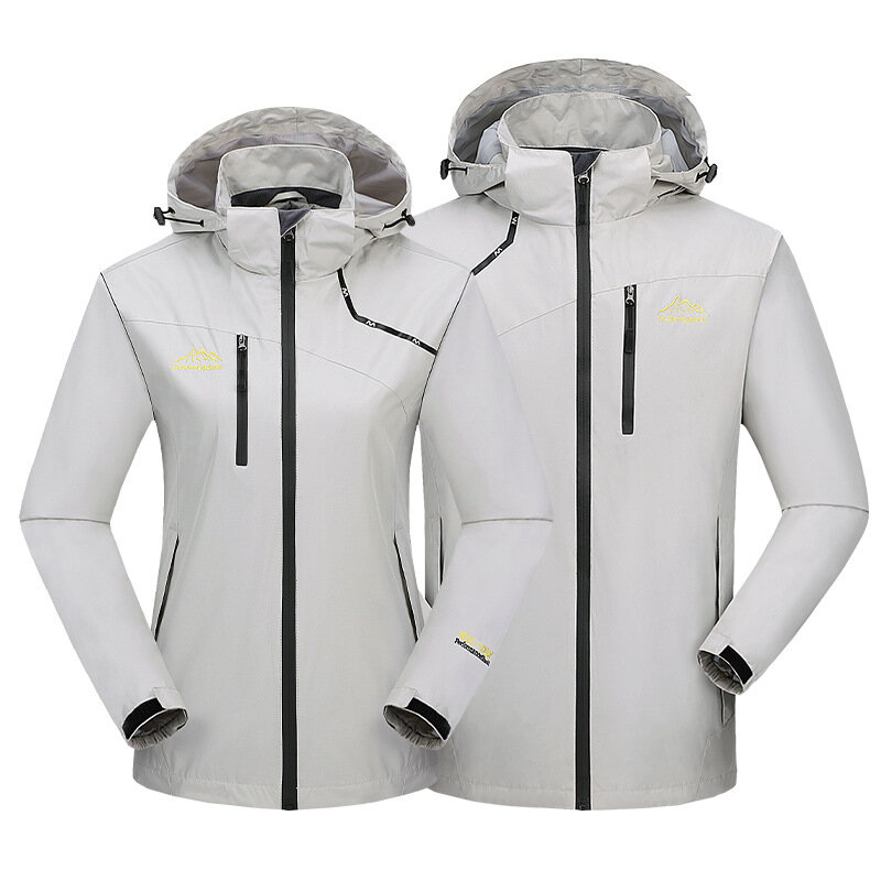 Abrigo grueso y fino de terciopelo para hombre y mujer, chaqueta impermeable de alta calidad, a prueba de viento, para verano e invierno, 2021