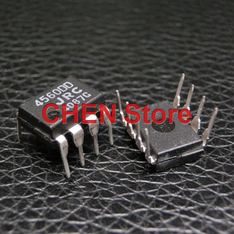 10 шт. оригинальный чип JRC IC JRC4560DD DIP-8 Двойной Рабочий Усилитель NJM4560DD высокая точность низкий уровень шума 4560DD SMD DIP JRC4560