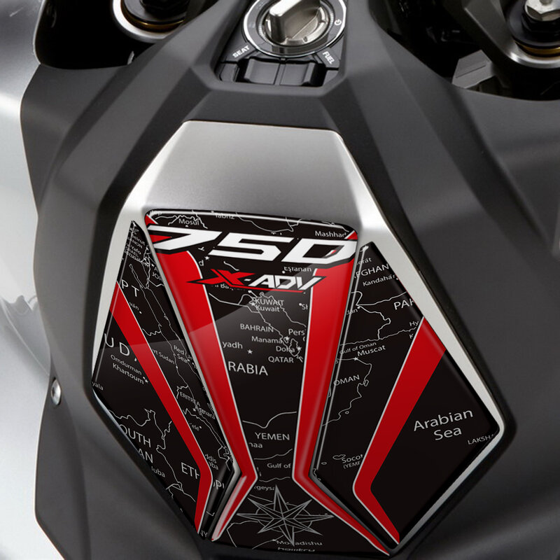 Наклейки на эмблему мотоцикла X-ADV 750, наклейки на бак, защита топлива, наклейки для Honda X-ADV Xadv 750 2017-2020, защитный бак