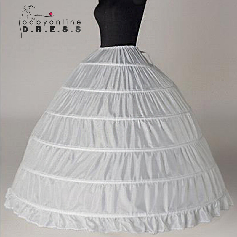 BABYONLINE Длинная свадебная юбка-комбинация черного и белого цветов, 6 цветов