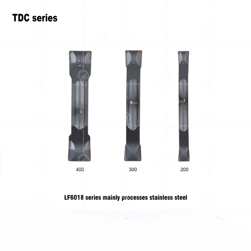 Deskar-cuchilla de ranurado de inserción de carburo, herramientas de corte de ranura de torno CNC, 100% Original, TDC200, TDC300, TDC400, LF6018, 2,0/3/4mm
