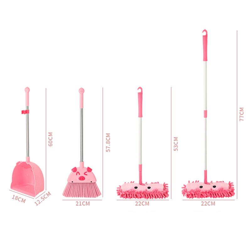 Mini Broom and Dustpan Mop Set for Kids Cute Early Learning Role Playing Kids