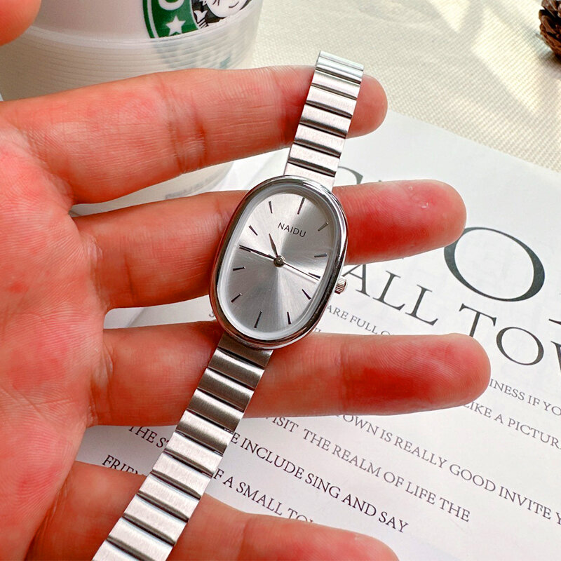 2023 rok kobiety oglądają wodoodporny zegarek dla studenckich kobiet zegarek ze stali nierdzewnej zegarek dziewczęcy luksus na prezent