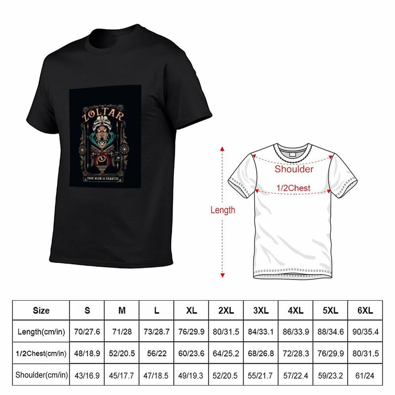 Zoltar Show you a glimpse into your future T-Shirt Aesthetic clothing plus size tops Men's t-shirts