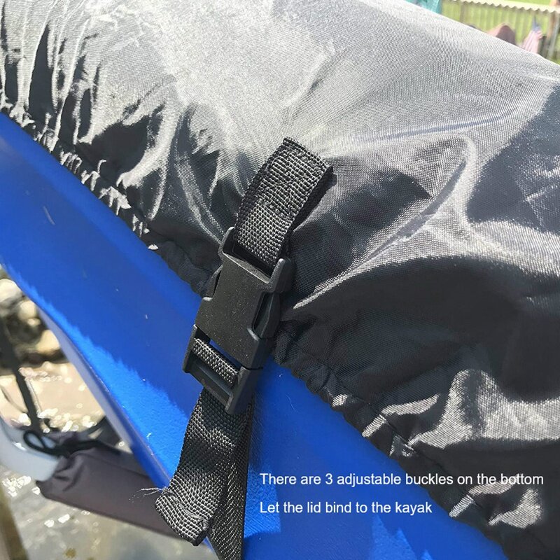Pokrowiec na kajak łódź wodoodporna odporny na UV pyłoszczelna osłona przed śniegiem akcesoria do łodzi