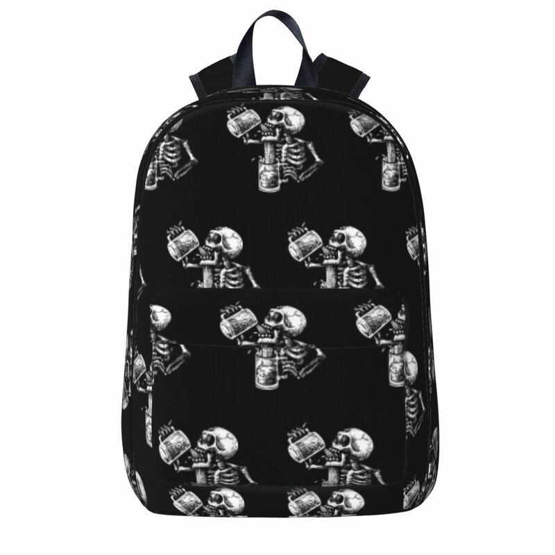 Drunk Skull Backpacks Large Capacity Student Book bag Shoulder Bag Laptop Rucksack Fashion Children School Bag