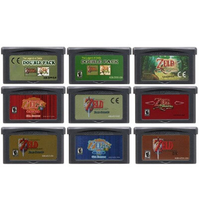 Video Game Console Card para GBA, GBA Game, Série ZZelda, Minish Cap, Quatro Espadas Despertar DX para GBA, NDS, 32 Bit