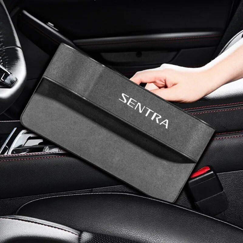 Car Seat Crevice Gaps Storage Box Seat Organizer Gap Slit Filler Holder For SENTRA Car Slit Pocket Storag Box