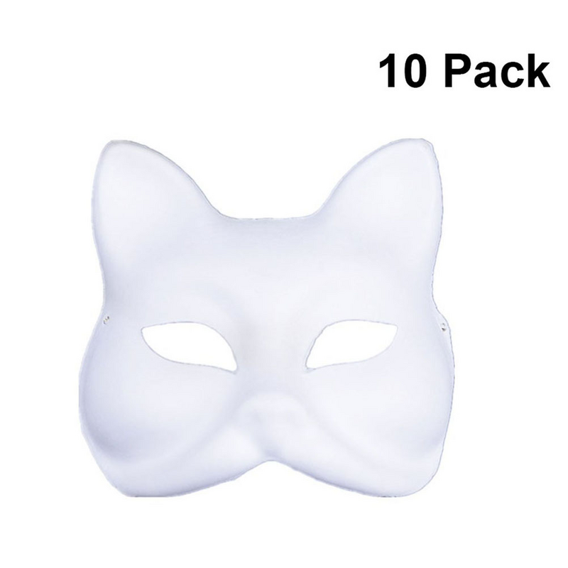 Livro branco em branco com elástico, DIY, artesanal, suave, polido, curvo Design, Masquerade Party- 10
