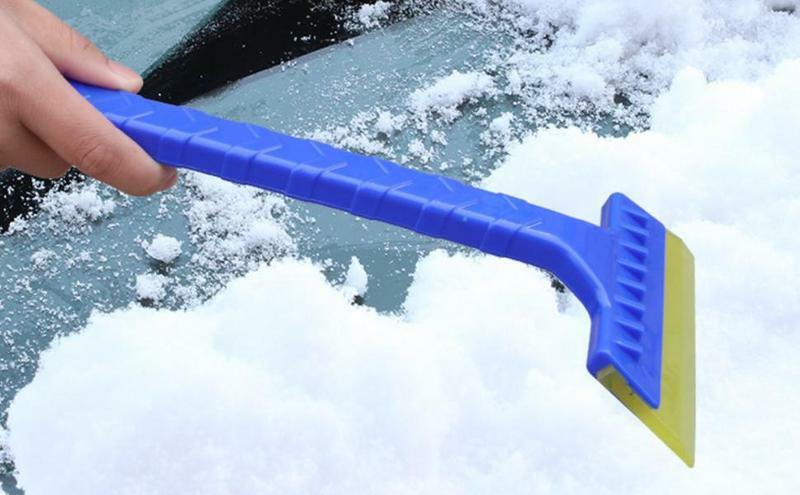 Grattoir à neige multifonction pour pare-brise de voiture, brise-glace, brosse à verre, pelle à neige durable, accessoires automobiles