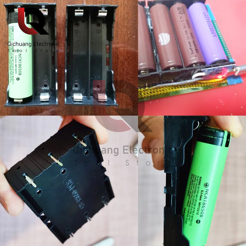 New DIY ABS 18650 Power Bank Cases 1X 2X 3X 4X 18650 Battery Holder Storage Box Case 1 2 3 4 Slot Battery Container Hard Pin