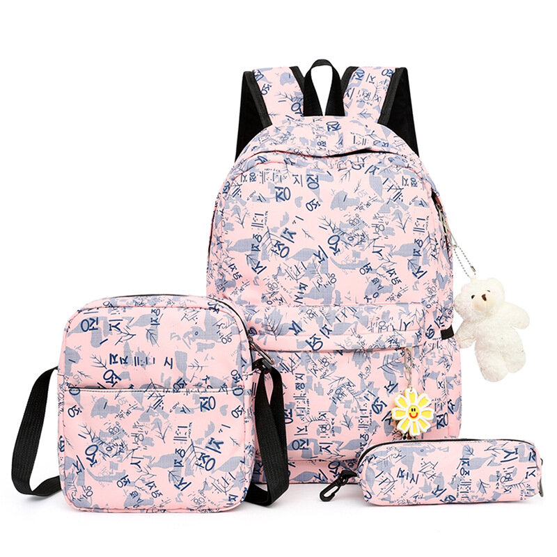 3 шт./комплект, Детские рюкзаки и сумки для девочек