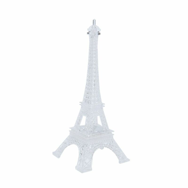 Lumières colorées de puissance mobile de style de mode parisienne, lumière de tour respectueuse de l'environnement, décoration de bureau, veilleuse de tour Eiffel