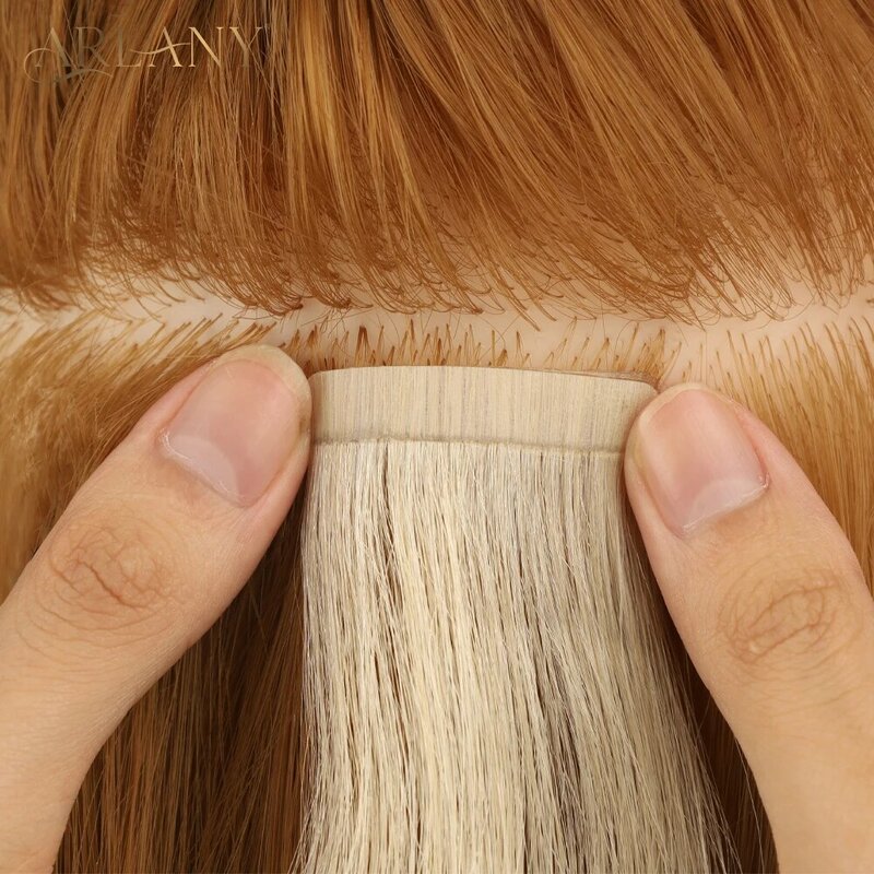 60 шт., односторонняя бесшовная лента для наращивания волос