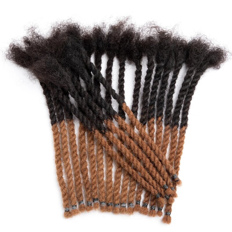 Предварительно скрученные человеческие волосы дреды T30 # стилизованные перекручивающиеся стартеры дреды удлинители