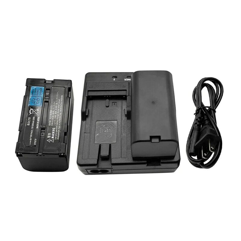 Двойное зарядное устройство CDC68-1 шт. и 2 шт. аккумулятора Sokkia BDC70 для комплекта/FX /CX /SX/ DX /ES/ PS/OS, вилка стандарта ЕС/США