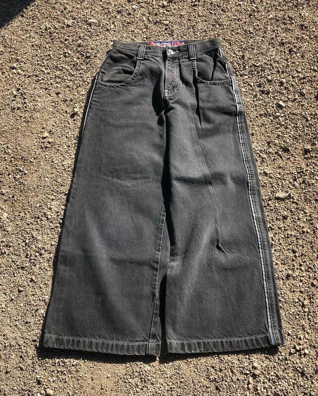 Streetwear Baggy Jeans Y2K Herren Damen Retro Hip Hop hohe Taille Slouchy Jeans hose lose schwarze Hose mit weitem Bein Mode neu