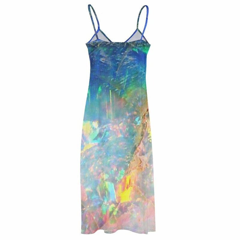 Ozean Opal ärmelloses Kleid Kleider Sommerkleider für Hochzeits feier
