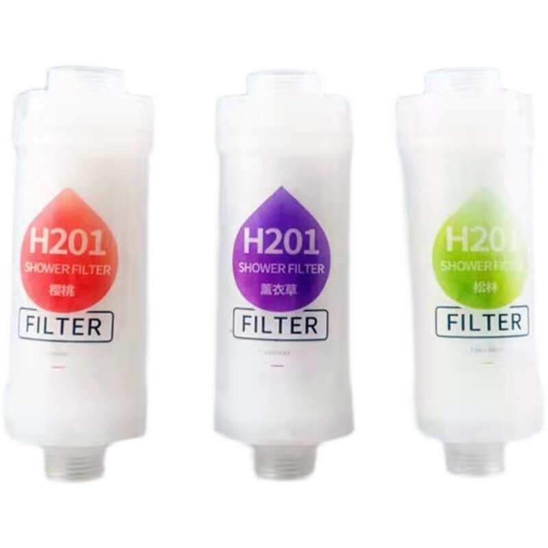 Bathroom Lemon Scented Shower Filter Shower Head Water Softener Improve Hair Skin Removal Shower Purifier Bathing Shower Filter